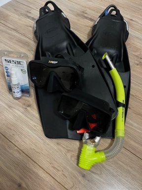 Propulsie, brillen, snorkels, accessoires, onderhoud